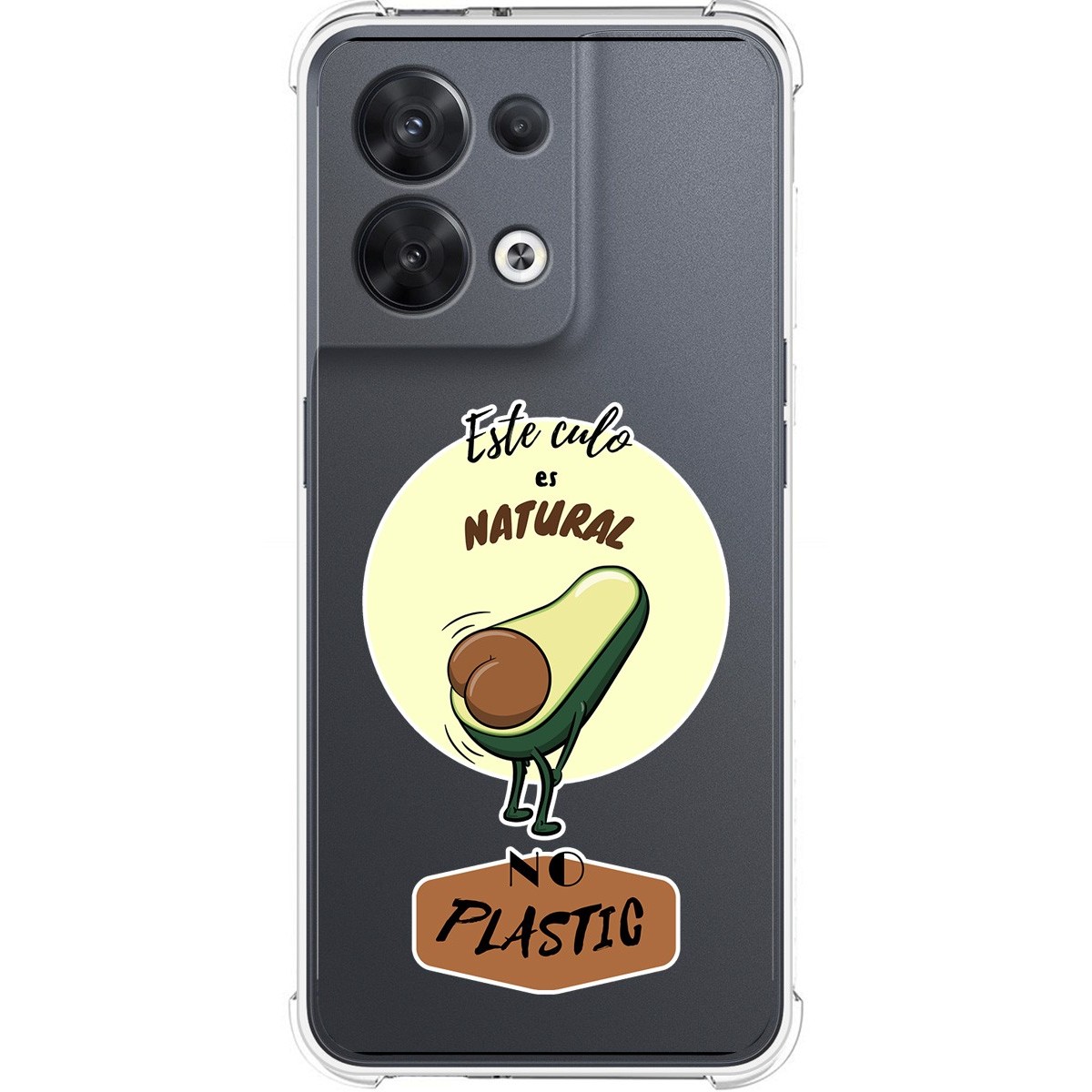 Funda Silicona Antigolpes para Oppo Reno 8 5G diseño Culo Natural Dibujos