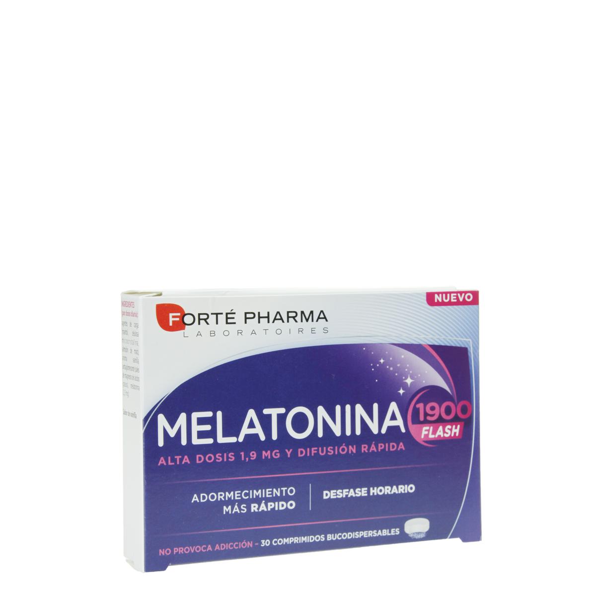 Forte pharma melatonina 1900 flash 30 comprimidos bucodispersables