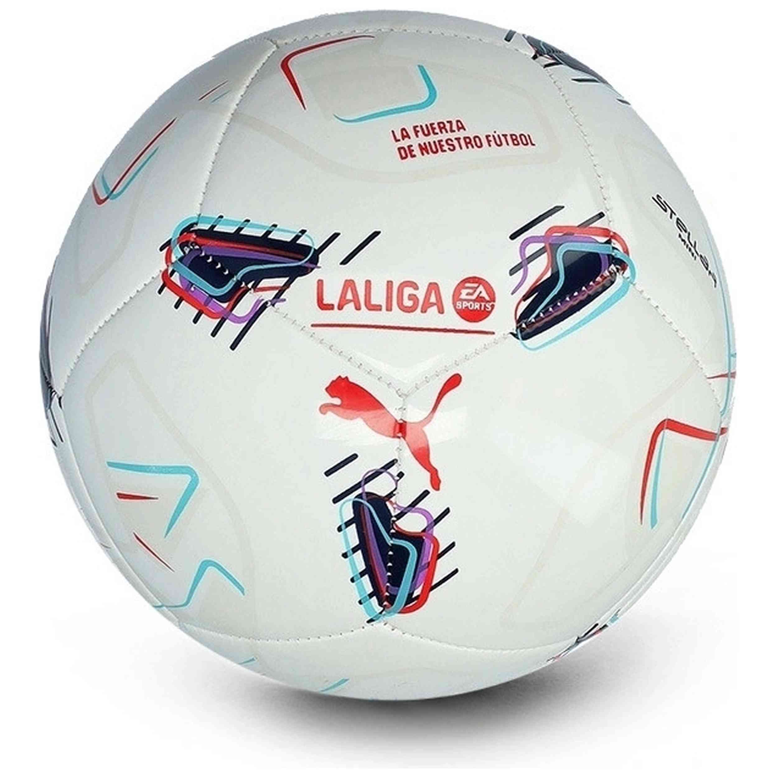 Balon De Futbol Puma modelo STELLAR LALIGA Mini para hombre y mujer en color Blanco