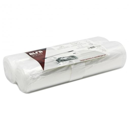 Alfa Hogar - Máquina envasadora de vacío ALFA HOGAR OMP2514900 con doble nivel de succión (0,6 y 0,85 bar), sellado triple y función de marinado rápido para conservación intensiva de alimentos