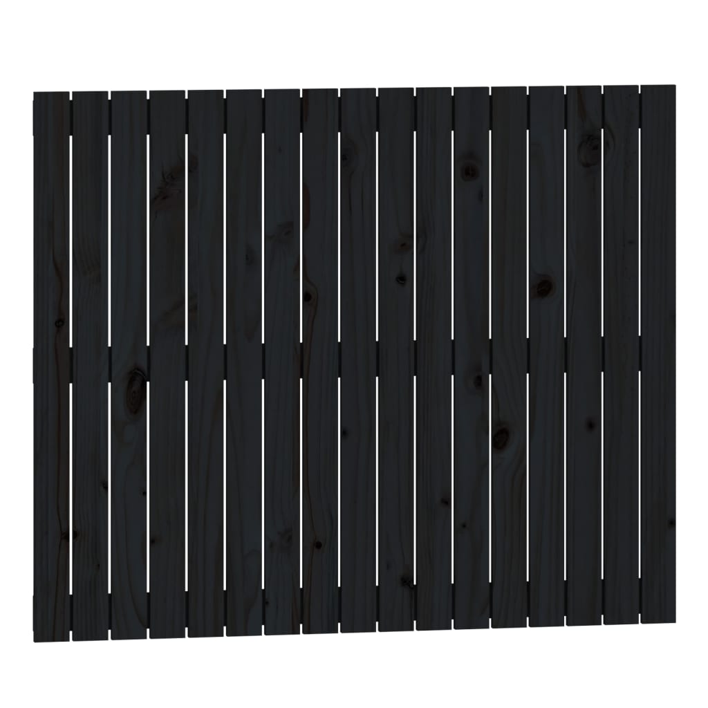 vidaXL Cabecero de cama de pared madera maciza pino 108x3x90 cm
