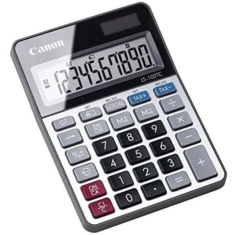 Canon LS-102 TC calculadora Escritorio Calculadora básica Negro, Metálico
