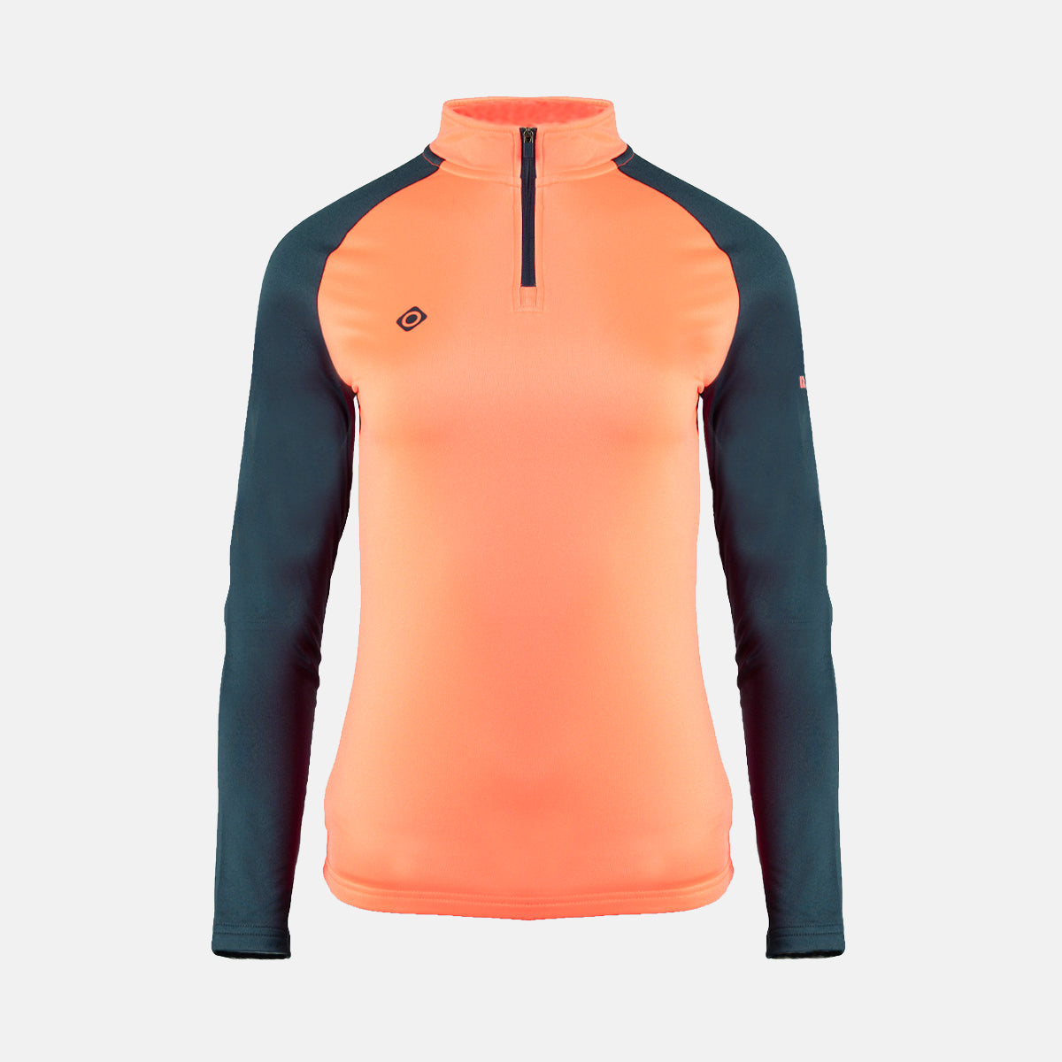 Izas - Forro Polar para Mujer - Camiseta Manga Larga con Cuello Alto y Cremallera - Forro de Invierno, Ligero y de Secado Rápido - Ideal para Actividades al Aire Libre - Taku Color Verde Agua - 2XL