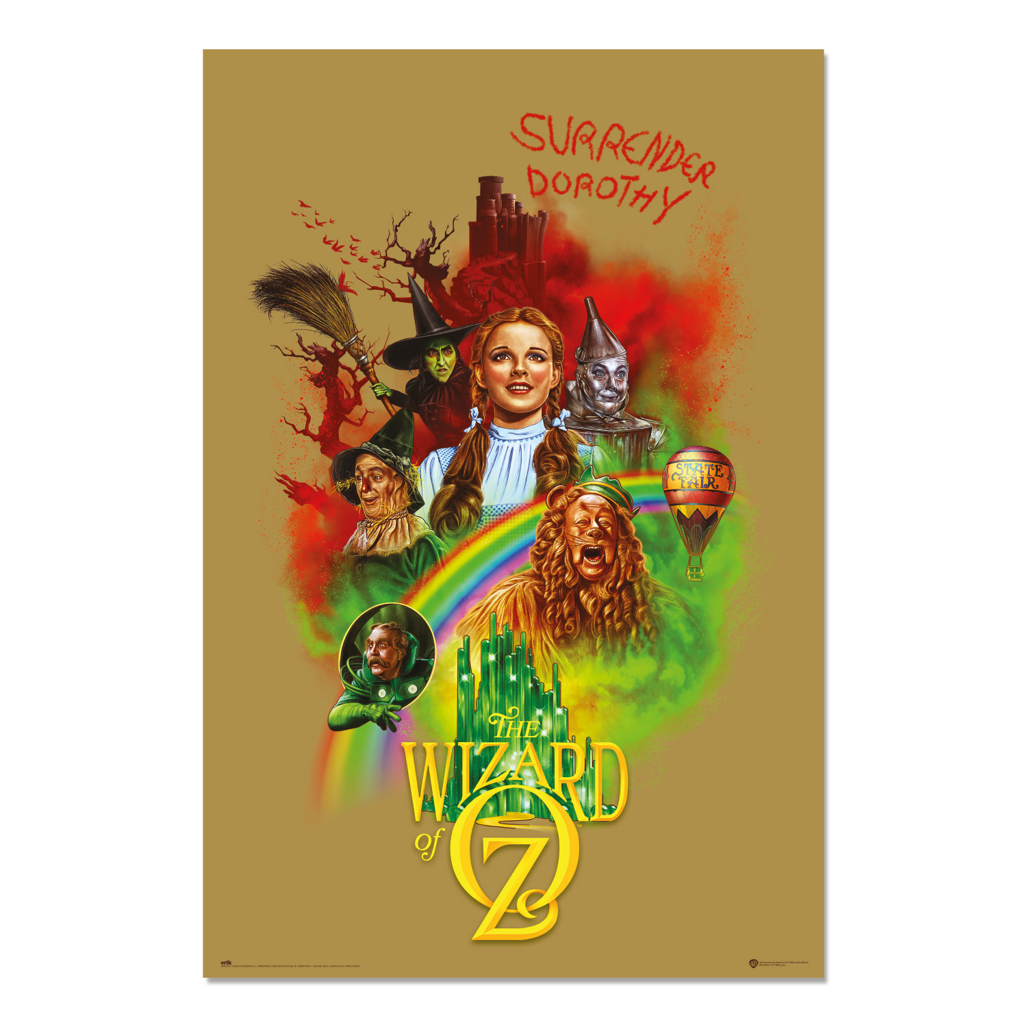 Poster el mago de oz 100 aniversario wb
