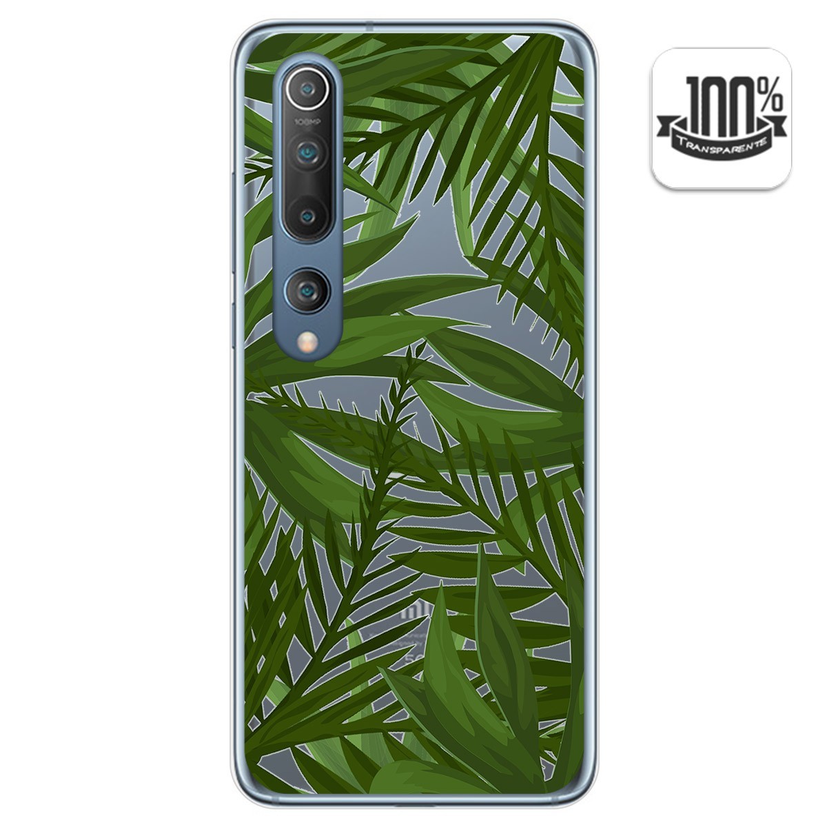 Tumundosmartphone Funda Gel Transparente para Xiaomi Mi 10 / Mi 10 Pro diseño Jungla Dibujos
