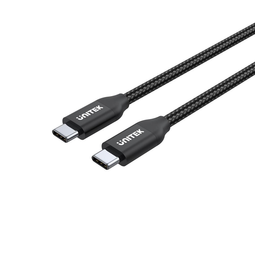 Cable USB C Unitek 2 Metros | Carga Rápida y Sincronización | Alta Potencia de Carga