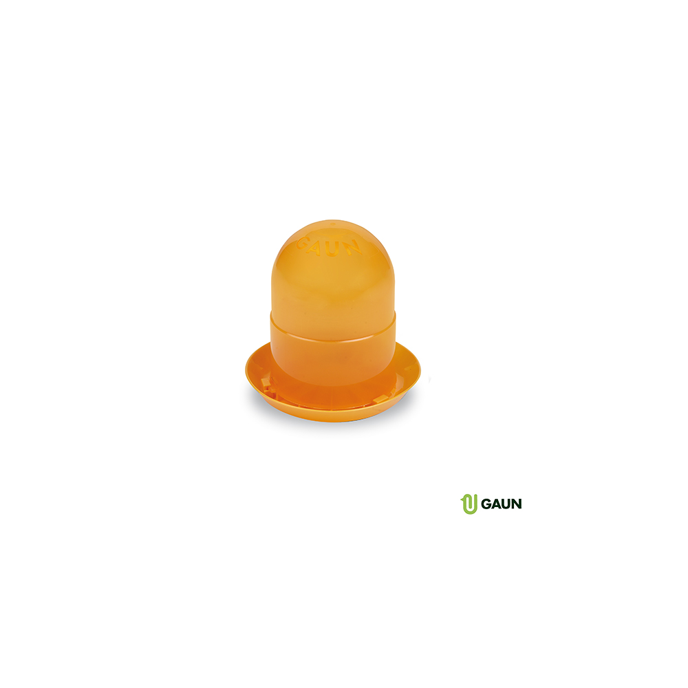 Dispensador de Comida para Pollitos Gaun - 2 Kg - Naranja