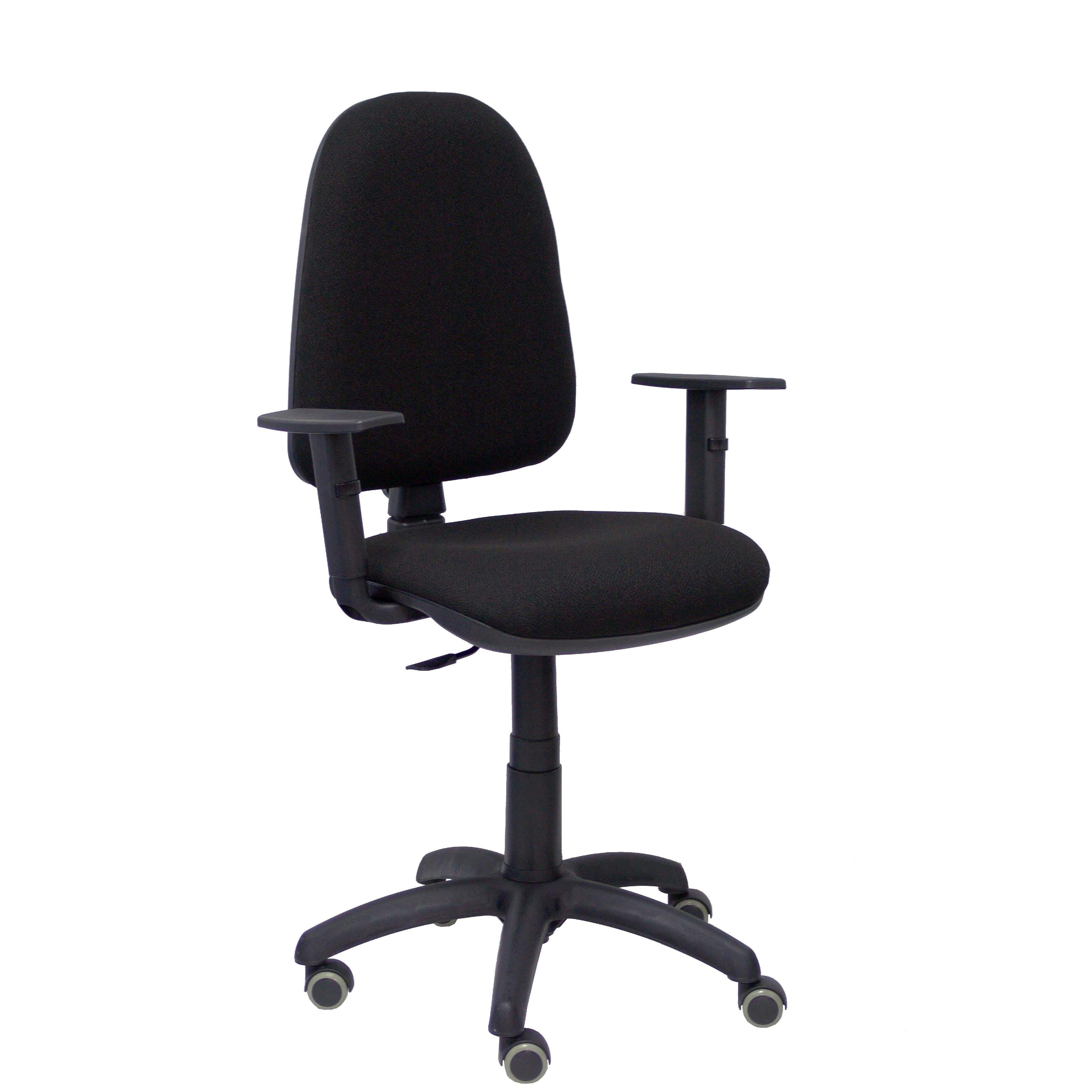 Piqueras Y Crespo Silla Ayna Bali Negro Ergonómica Regulable en Altura