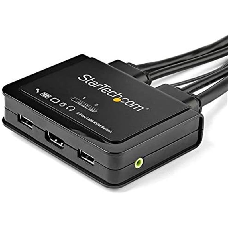 Conmutador Kvm Startech 2X1 Hdmi 4K 60Hz