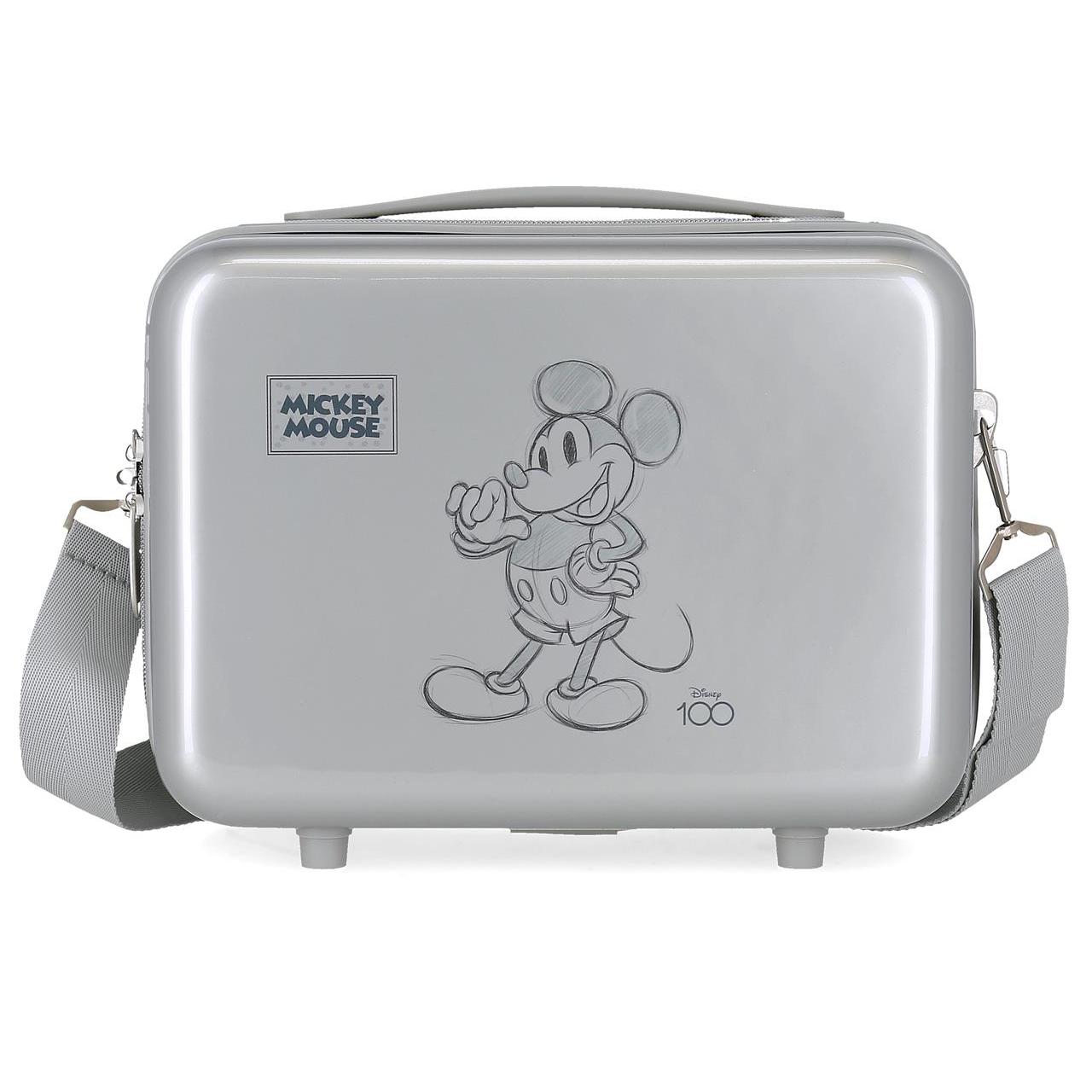 Disney Mickey Neceser De Viaje ABS Mickey 101 Gris