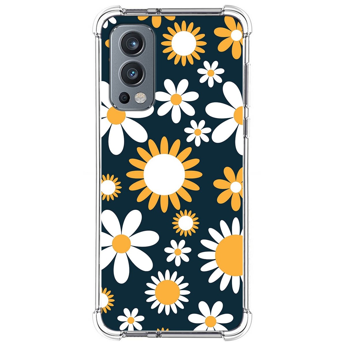 Funda Silicona Antigolpes para Oneplus Nord 2 5G diseño Flores 08 Dibujos