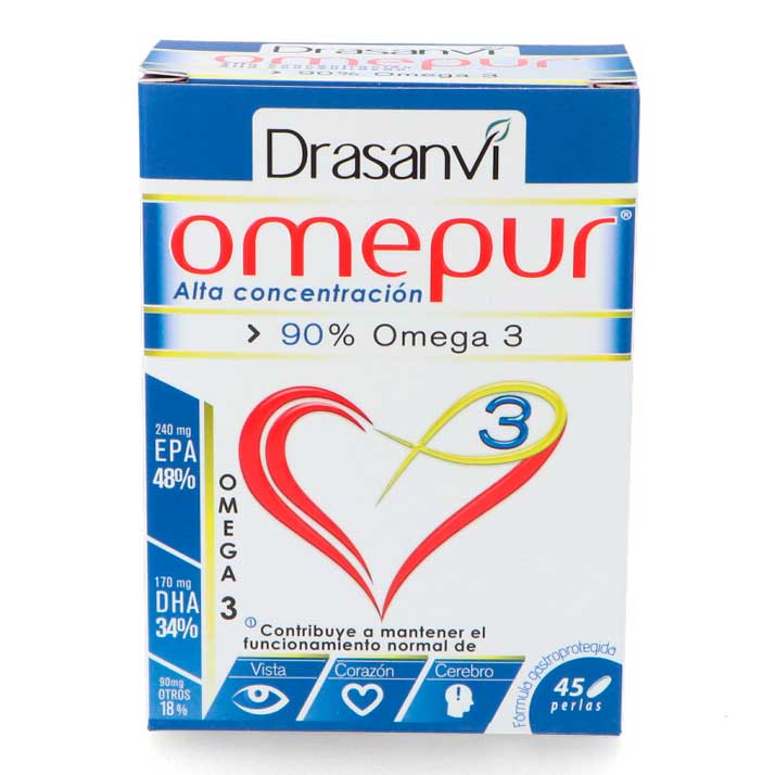Drasanvi Omepur3 45 Perlas - Alta Concentración Omega 3