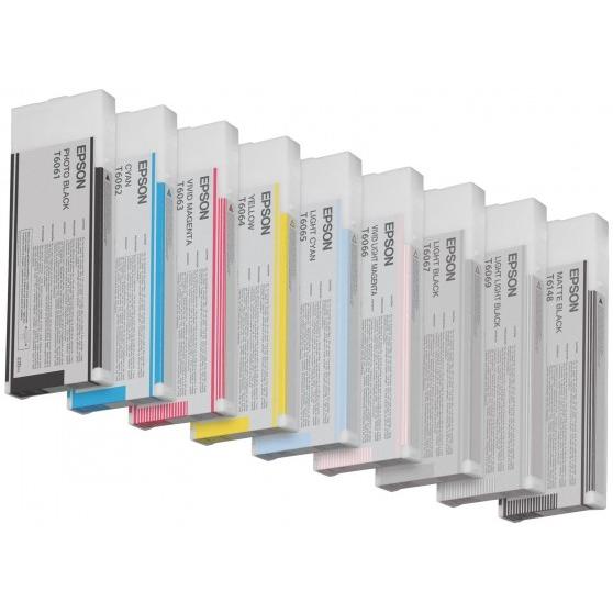 Epson - Cartucho de tinta C13T606B00 para impresoras Epson, colores vibrantes y duraderos, ideal para uso doméstico y oficina