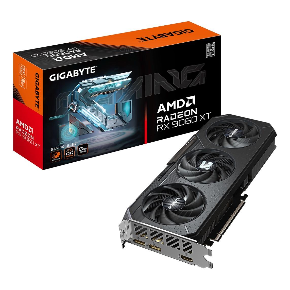 Tarjeta gráfica Gigabyte RX 9060 XT GAMING OC de 8 GB