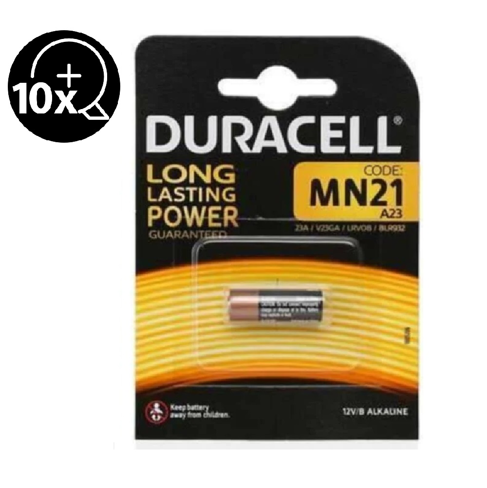 Duracell 10x Pilas Alcalinas Especiales, Batería Original, MN11 MN21 MN27, Blister
