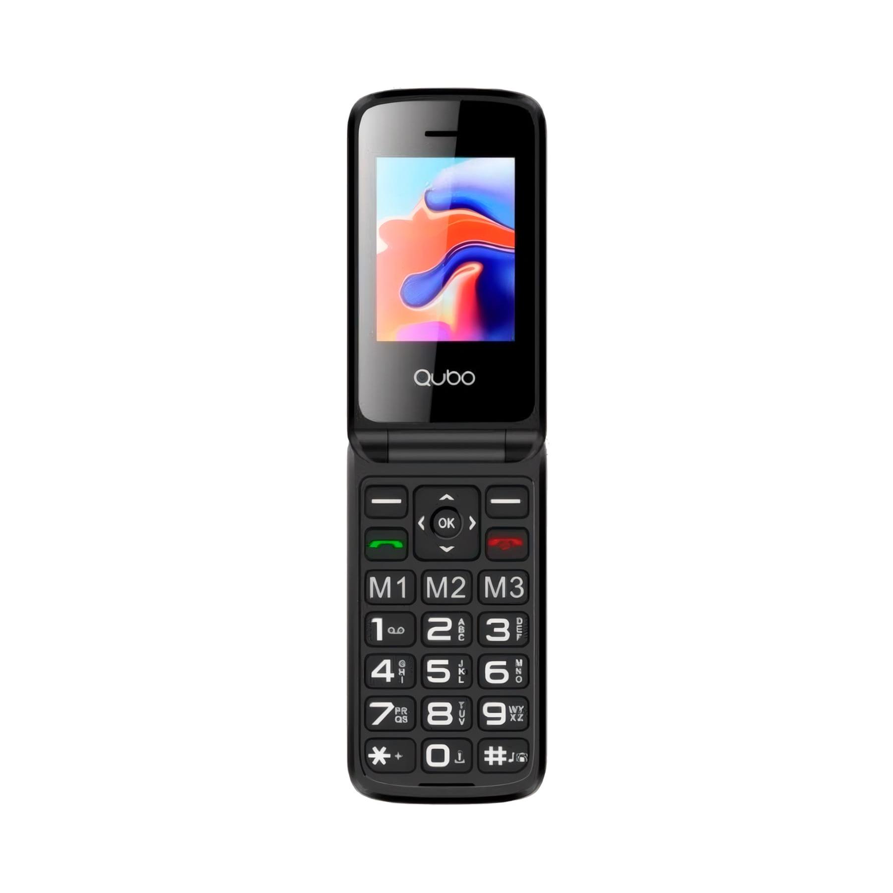 Qubo Senior X-247 BK 4G Negro / Móvil 2.31"