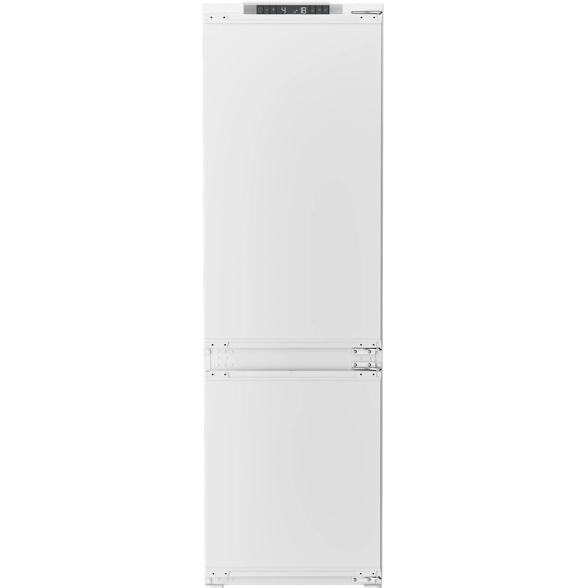 Beko - Frigorífico integrable COMBI BCNA275E4SN No Frost de 254 L (185 L frigorífico + 69 L congelador), altura 177 cm, ancho 54 cm, clase energética E, acabado blanco, ideal para cocina moderna y empotrada