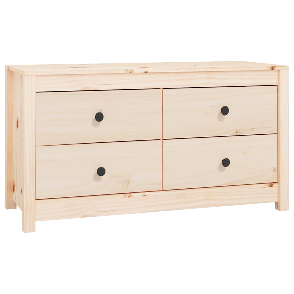 Armario Auxiliar Vidaxl de Madera Maciza de Pino