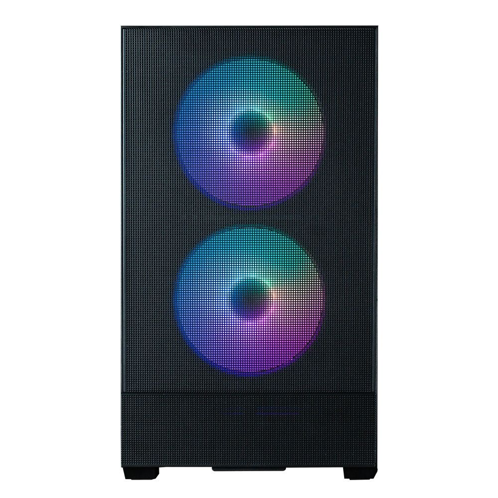 Zalman - Caja de CPU para PC ZALMAN CJ11671028, chasis Mini Tower P30 Air con vidrio templado, ventilación RGB y soporte para 5 ventiladores, ideal para gaming y trabajo