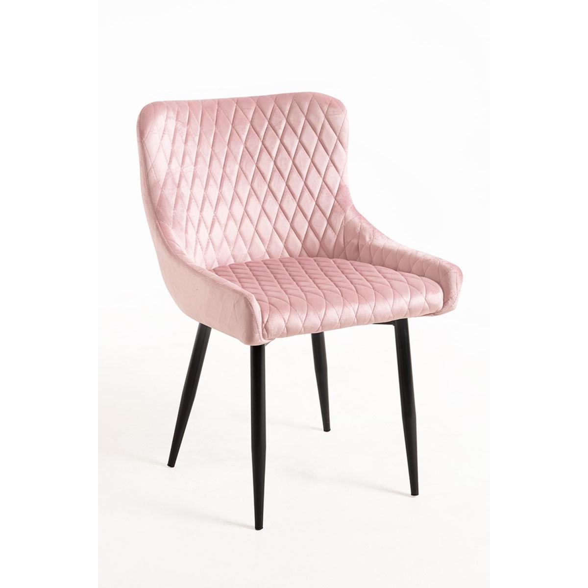 Regalos Miguel - Packs Sillas Comedor - Pack 6 Sillas Sanda Terciopelo - Rosa