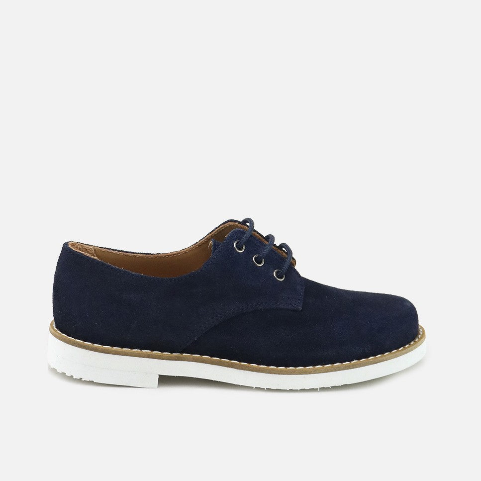 Blucher Soft Serraje Marino | Eli 1957