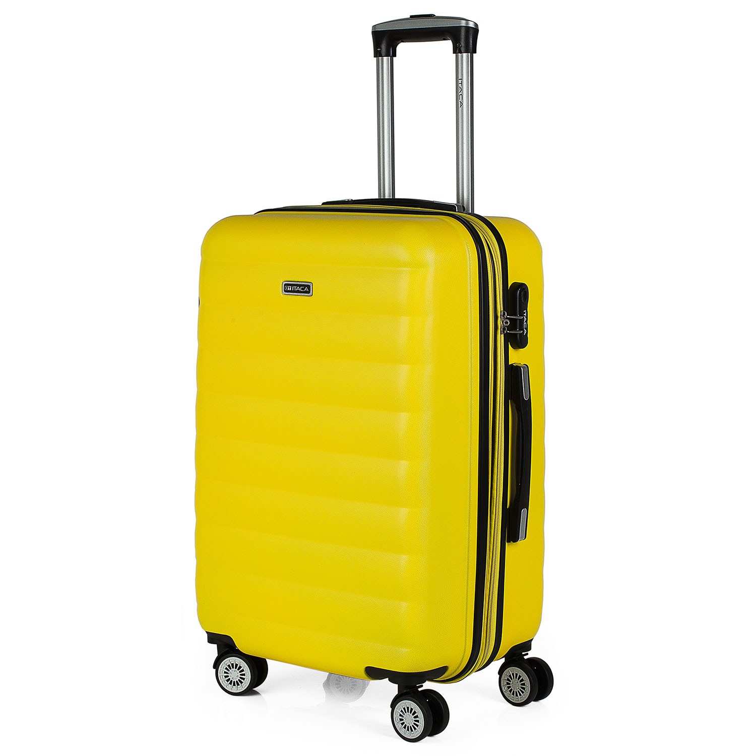 Itaca - Maletas De Viaje Medianas - Maleta Mediana 4 Ruedas - Maletas Medianas De Material ABS. Maletas Viaje Ligeras - Maleta De Viaje 20Kg,65Cm Rígida Con Candado De Combinación 71260
