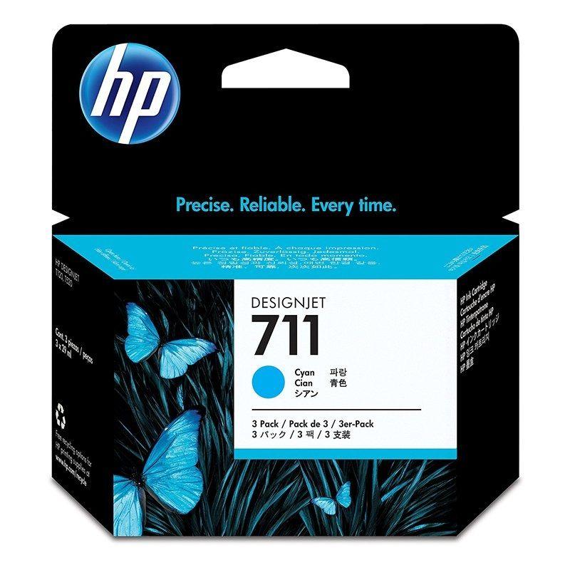 Cartucho de Tinta Original HP nº711 Multipack/ Azul