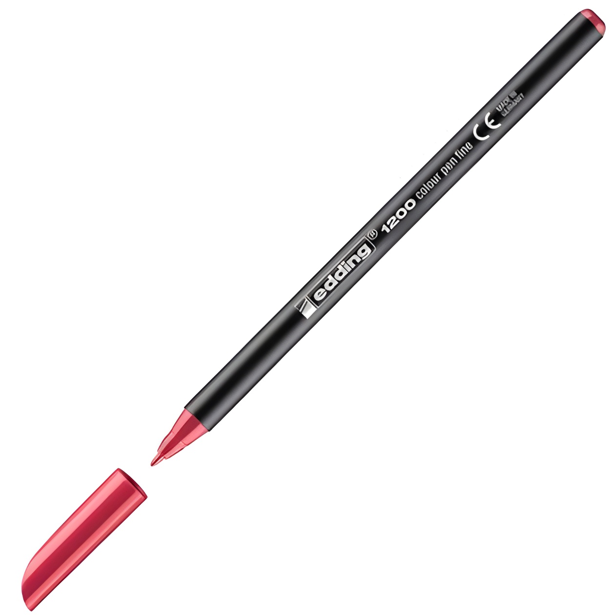 Edding rotulador punta de fibra 1200 carmin -5ud-