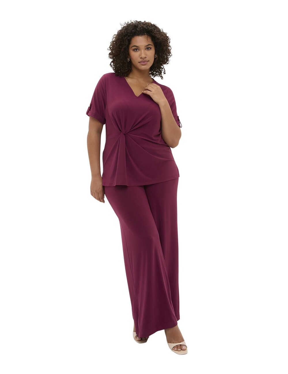 Fiorella Rubino - Pantalones Wide Leg de punto