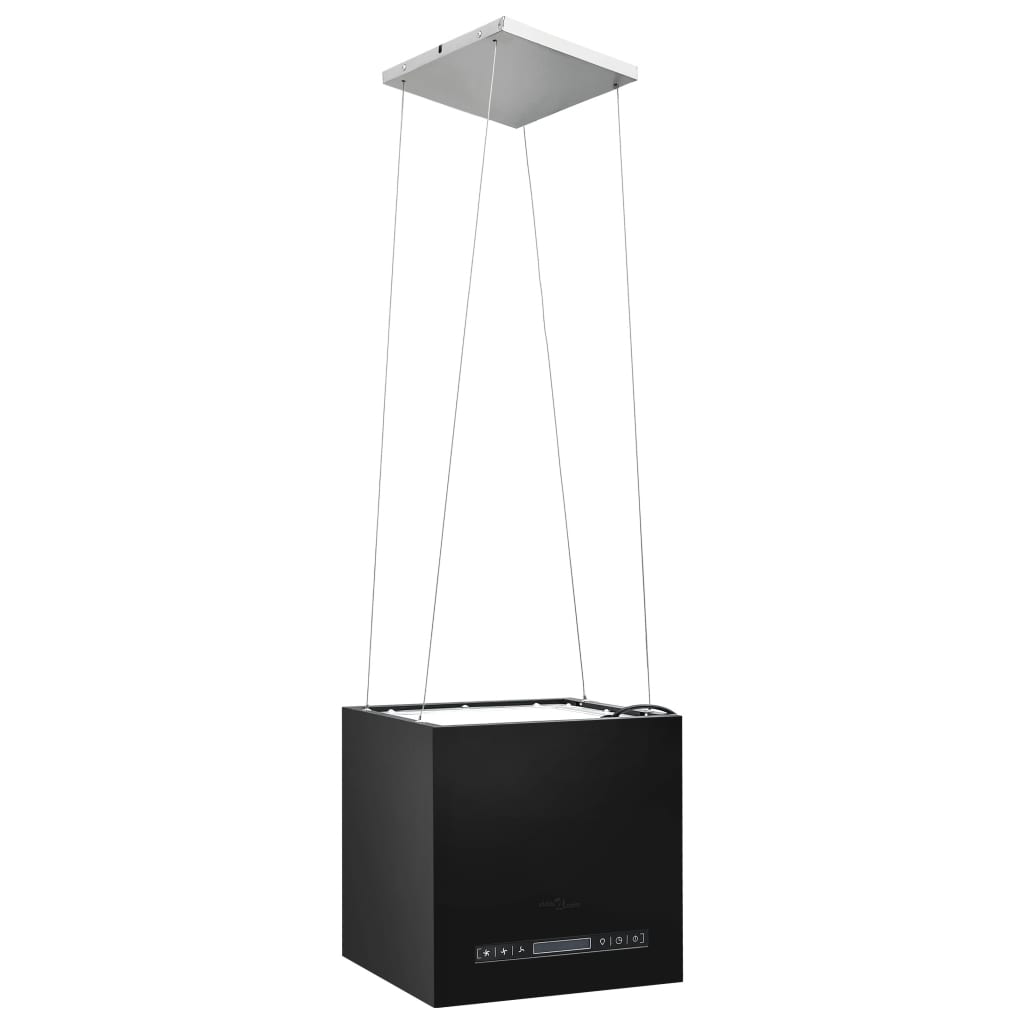 vidaXL Campana Extractora Colgante Táctil LCD Acero Inoxidable Cocina Techo Color Plateado,  Negro, y mas