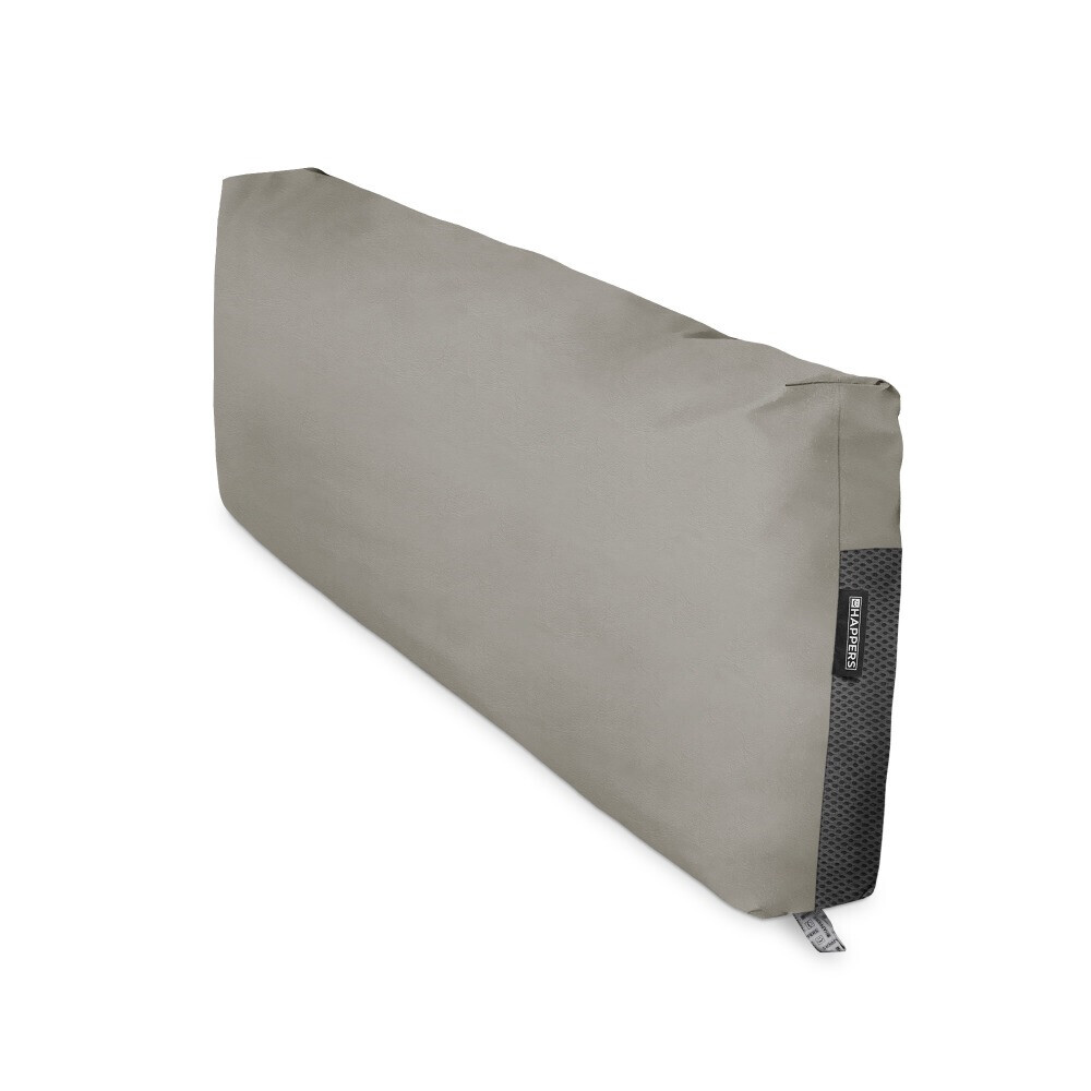 Cojín para palets Polipiel Exterior Gris Claro HAPPERS - Cómodo, ligero y resistente. Make it Happers®