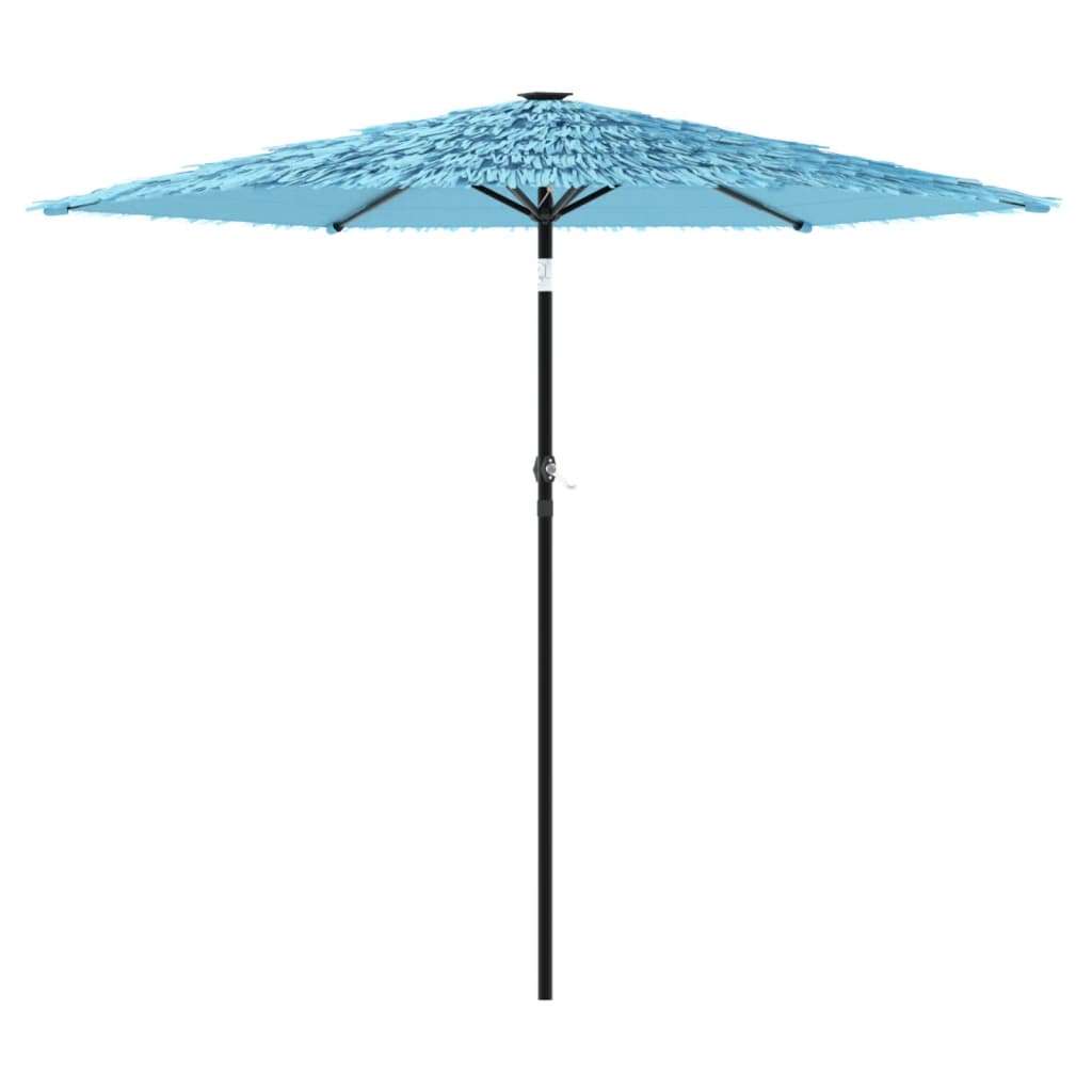 vidaXL Sombrilla de jardín con poste de acero 268x268x226 cm Color Marrón, Azul, Verde