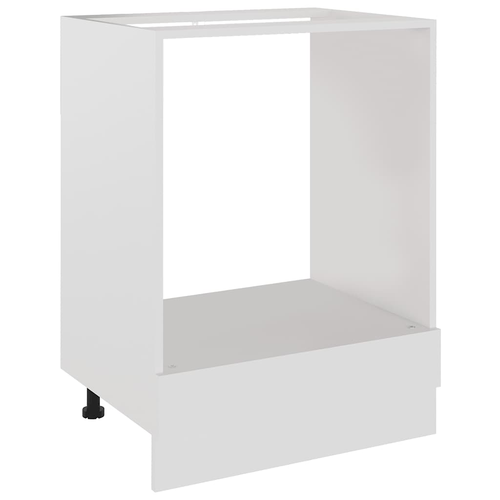vidaXL Mueble para horno "Riga" blanco 60x46x81,5 cm de madera de ingeniería