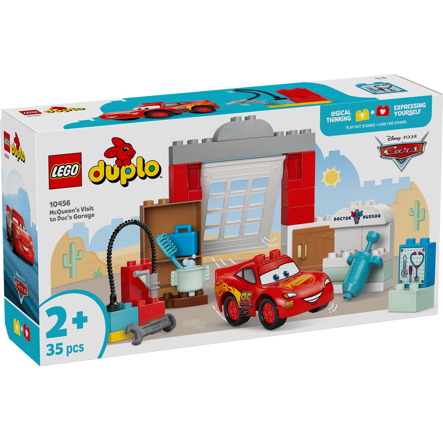 LEGO DUPLO DISNEY: CARS - VISITA DE MCQUEEN AL TALLER DE DOC, 10456, TIENDA CON LICENCIA OFICIAL