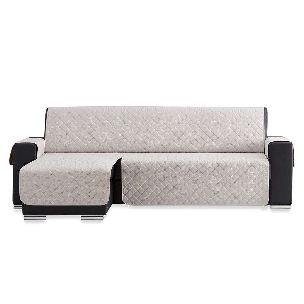 MAXIFUNDAS FUNDAS DE SOFA & CHAISE LONGUE | Modelo Couch Cover | Cubre Sofá Chaise Longue Acolchado Brazo Izquierdo 200 Cm | Amplia variedad de colores disponible