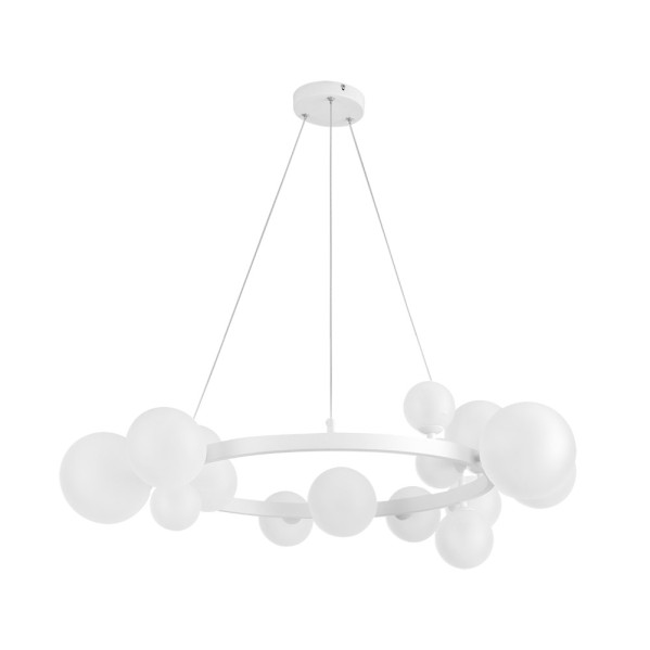 FABRILAMP Lampara de techo colgante Lozolla 15xg9 Blanca 73d
