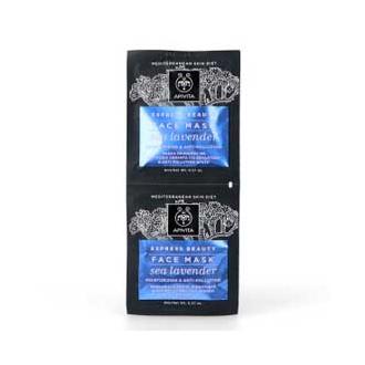 Apivita Express Beauty Mascarilla Hidrat&Antiox Lavanda De Mar 2X8Ml