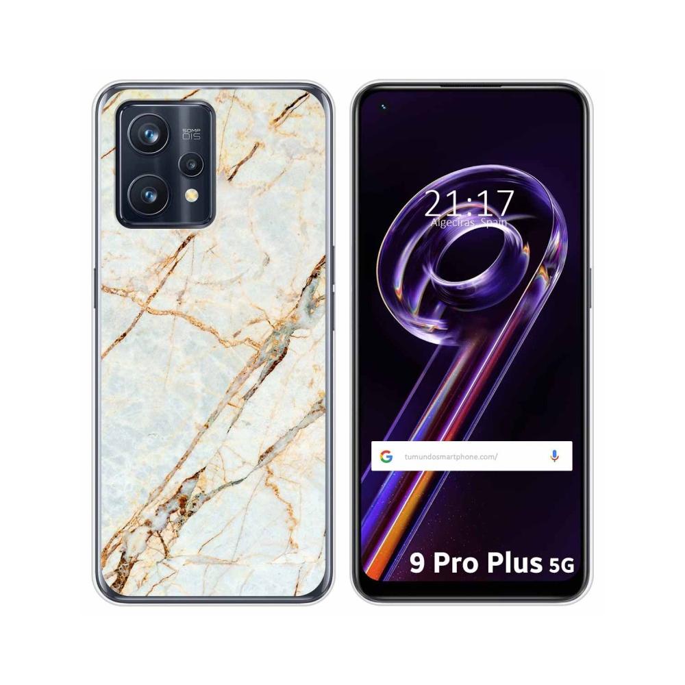 Tumundosmartphone Funda Silicona Realme 9 Pro Plus 5G Diseño Mármol 13 Dibujos