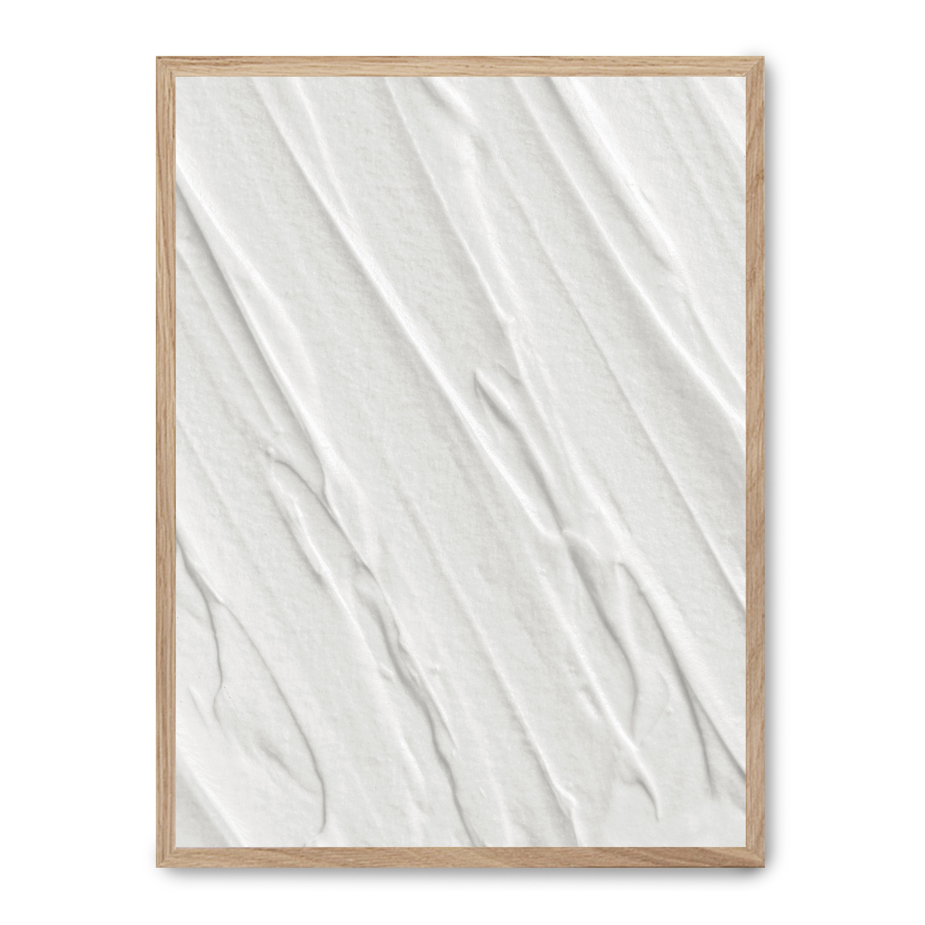 Cuadro texture vibes ii 30x40cm, Póster impreso en papel de primera calidad de 180gr, montado sobre marco de madera MDF acabado roble., Arte - Aesthetic