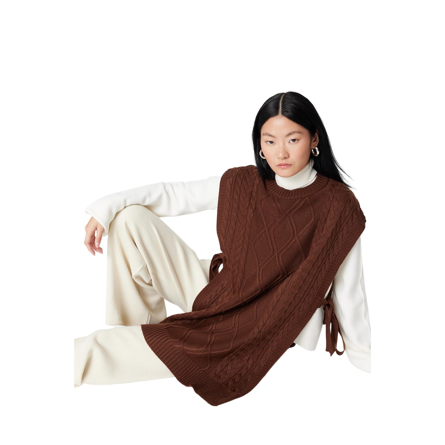 Trendyol Jersey De - Cómodo Y De Moda Bronce Mujer Mediano