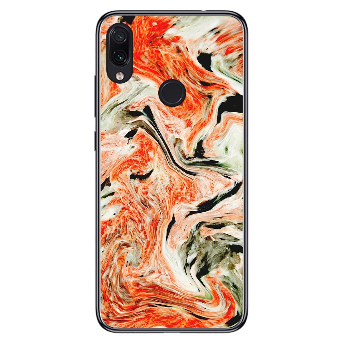 Tumundosmartphone Funda Gel Tpu para Xiaomi Redmi Note 7 diseño Mármol 12 Dibujos