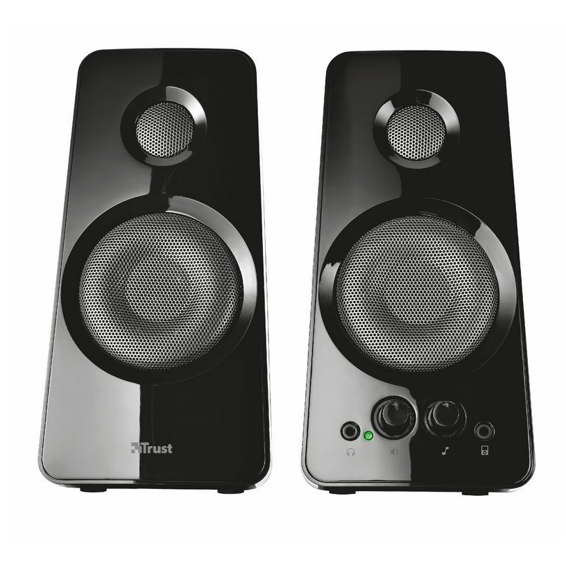 Trust Tytan Altavoces 2.0 36W para PC con Sonido Nítido y Potente Salida Máxima