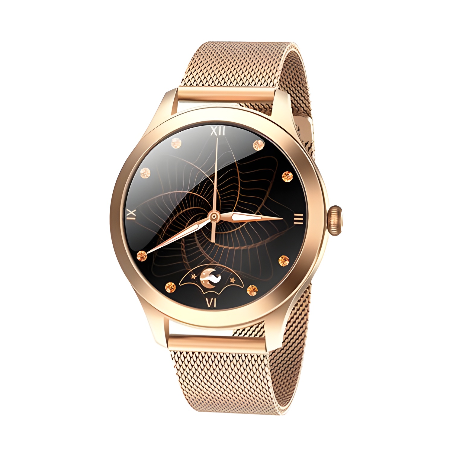 Reloj Inteligente Maxcom Fw42 Dorado con Pantalla TFT de Alta Resolución