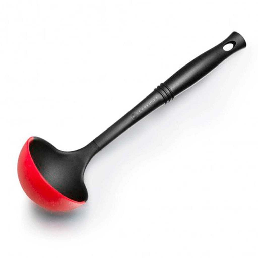 Cucharón Bi Revolution de Le Creuset para Salsas y Sopas, Silicona Resistente, No Raya Antiadherentes, Fácil de Limpiar