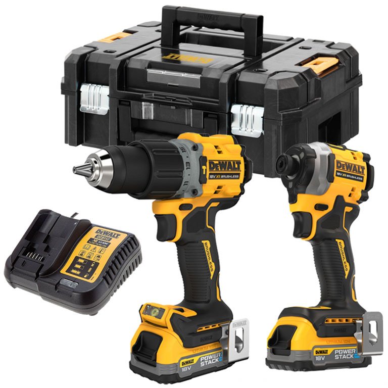 Juego de destornilladores DCD805 + destornilladores DCF850, 18 V, 2 x 1,7 Ah - DW DCK2050E2