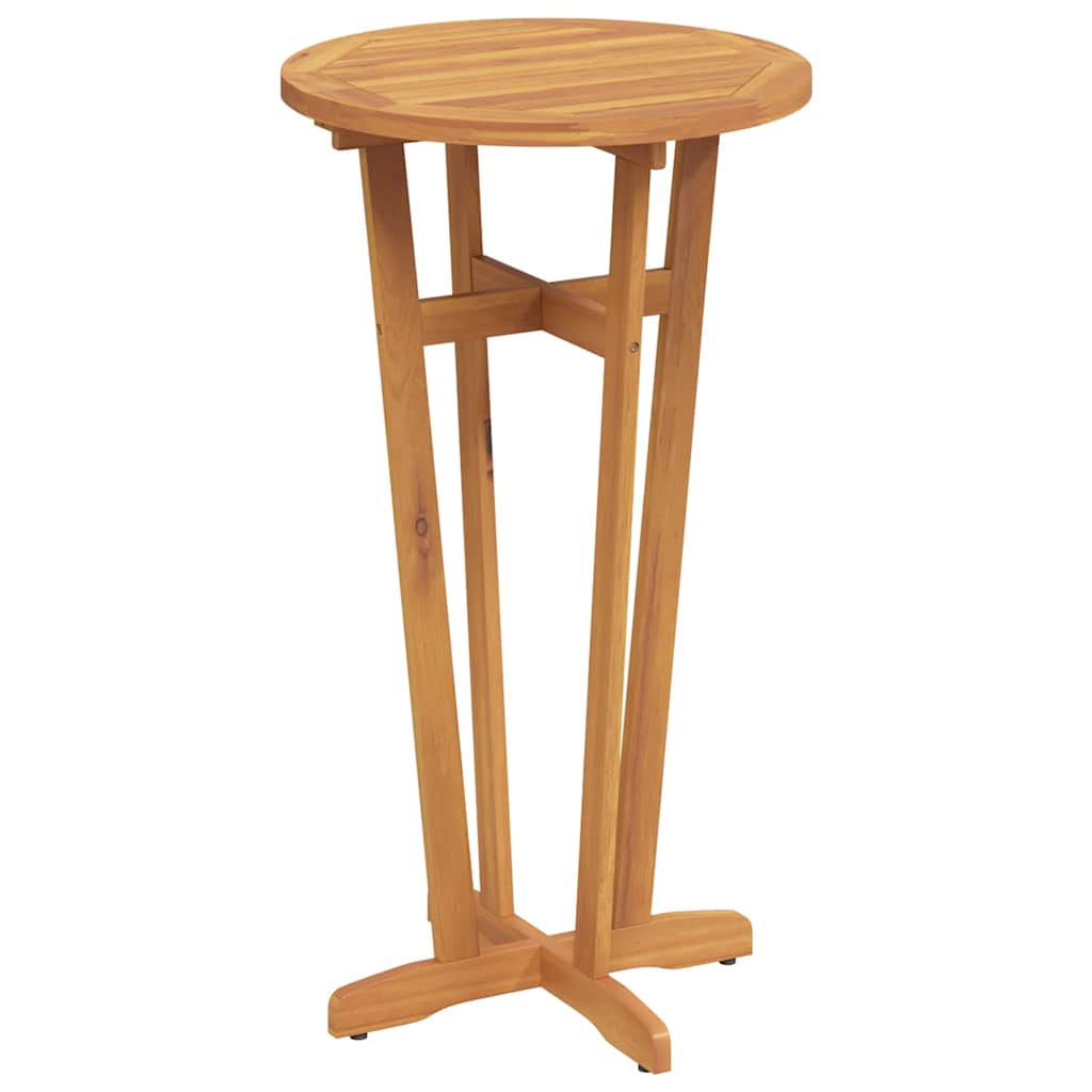 vidaXL Mesa alta de jardín madera maciza de acacia Ø60x105 cm