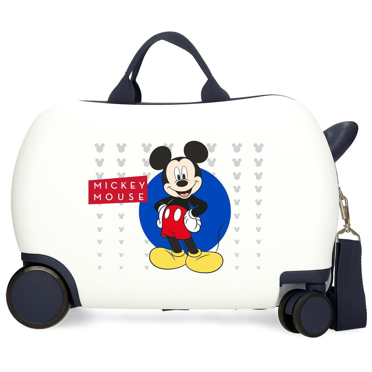 Disney Maleta Correpasillos ABS Rígida Mickey Enjoy The Day