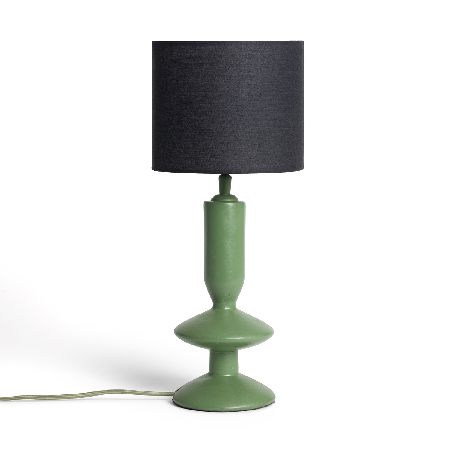 Ledkia Lámpara de Mesa Resina Tinola Daleth Verde