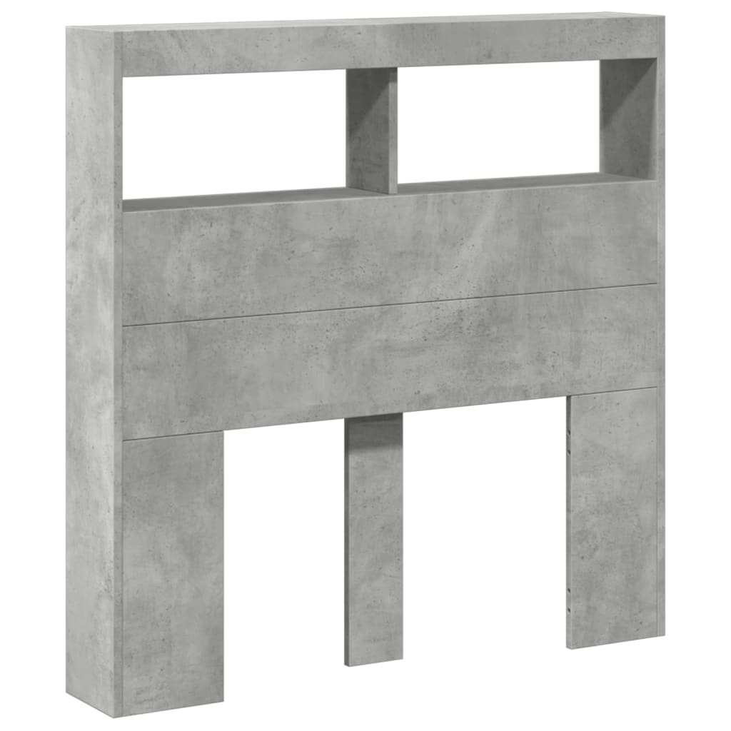 vidaXL Cabecero de cama con luz LED 100x17x102 cm