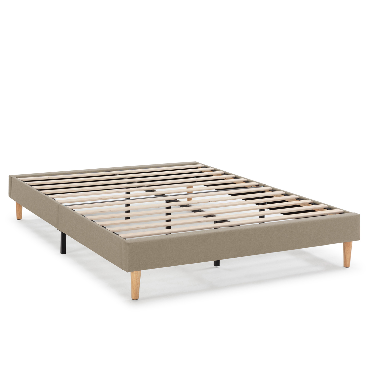 VS Venta-Stock - Base tapizada modelo Aura 140x200cm en color Beige